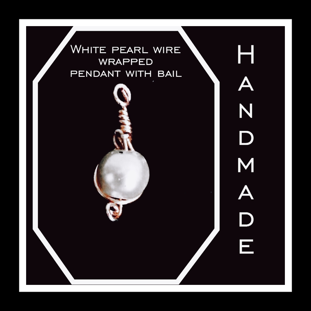 Hand-crafted Wire wrapped  pendant